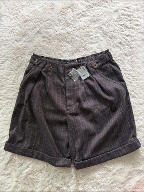 Free People Tailored Pinstripe Shorts - Size Small NWT